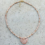 Sunstone Mini Thunderbird Necklace