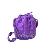 Lavender Bandana Mini Bucket Bag