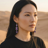 Dolmen Amethyst Earrings