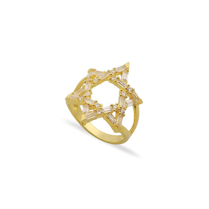 Large Nessa Magen David Ring