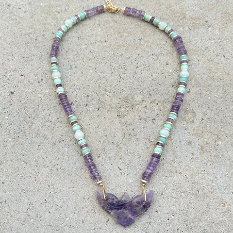Light Amethyst Original Phoenix Necklace