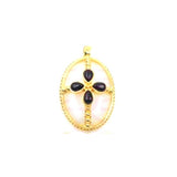 King Henry White Agate Necklace