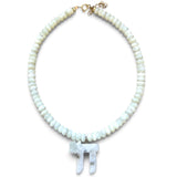 Preorder - Big Hai Moonstone MOP Necklace