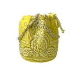Yellow2 Bandana Bucket Bag