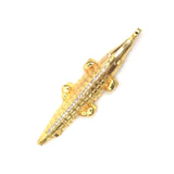 Gold Crocodile Necklace
