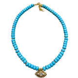 Jaipur Turquoise & Moonstone Eye Necklace
