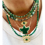 Jaipur Green Onyx Eye Necklace
