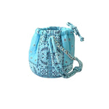 Sky Blue Mini Bucket Bag