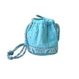Sky Blue Mini Bucket Bag