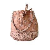 Eggshell Bandana Bucket Bag
