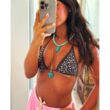 PREORDER - Big Hai Turquoise on Chain Necklace