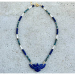 Lapis Phoenix Assorted Gems Necklace