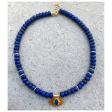 Jaipur Lapis Eye Beaded Necklace