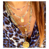 Athena Purple Fluorite Necklace