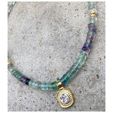 Athena Purple Fluorite Necklace
