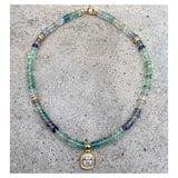 Athena Purple Fluorite Necklace