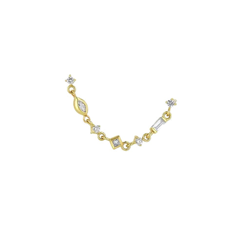 Fancy Hook Me Up Floating Stud Earring