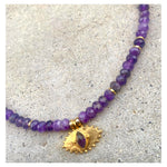 Jaipur Amethyst Eye Beaded Necklace