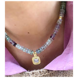 Athena Purple Fluorite Necklace