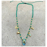 Grigris Green Onyx & Labradorite Beaded Necklace