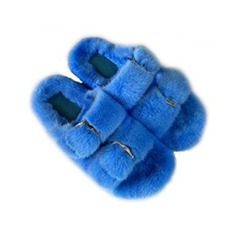 Royal Blue Arizona Slippers