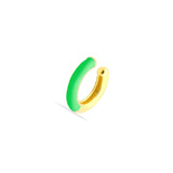 Half Enamel Cylinder Hoop Ear Cuff