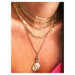 Rectangular Links Chain Necklace
