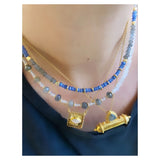 Collar Leo Zafiros y Labradorita RT Mazal