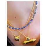 Collar Leo Zafiros y Labradorita RT Mazal