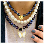 Taylor Dark Grey Freshwater Pearls Necklace