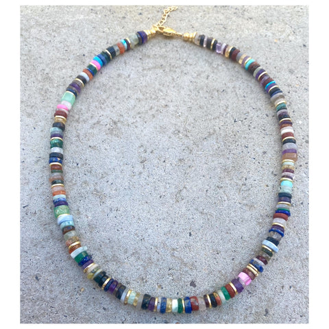 Rattle Snake Beaded Necklace