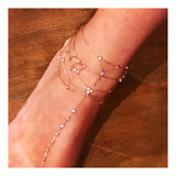 Draped Footbracelet