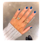 Starburst Small Signet Ring