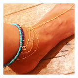 Draped Footbracelet