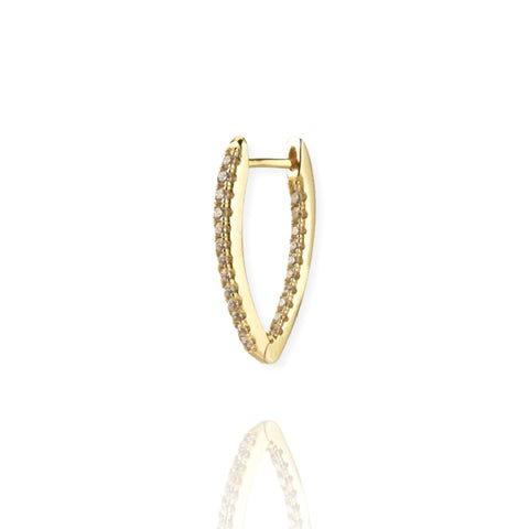 Small Pave Vicky Earring