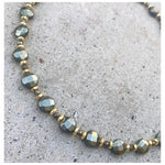 Golda Pyrite Beaded Necklace