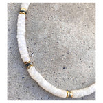 Juliet Moonstone & Pyrite Beaded Necklace