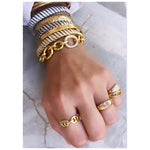 Iced Snail Style Bracelet