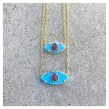 Bindi Medium Gem Eye Necklaceb